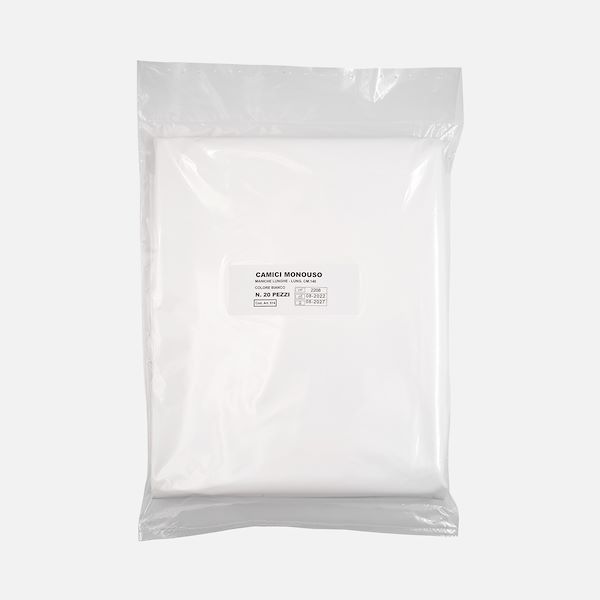 White polyethylene disposable overcoats, Over coats